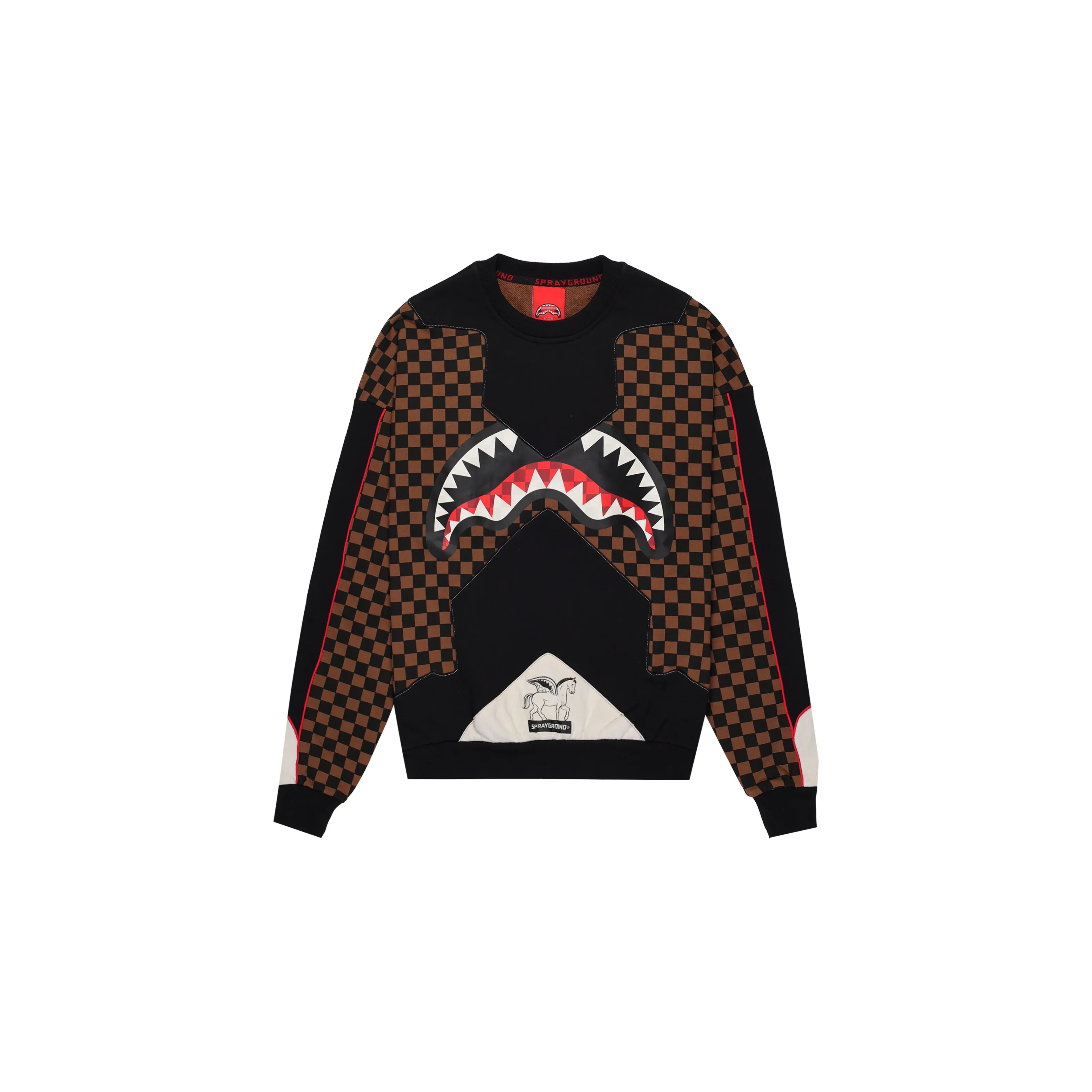 SPRAYGROUND CREWNECK TRIPLE BROWN