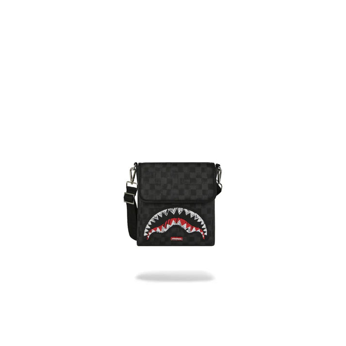 SPRAYGROUND BORSA A MESSAGGIO SCRIBBLE SHARK