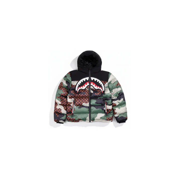 SPRAYGROUND KIDS DOWN JACKET CHECKERED J