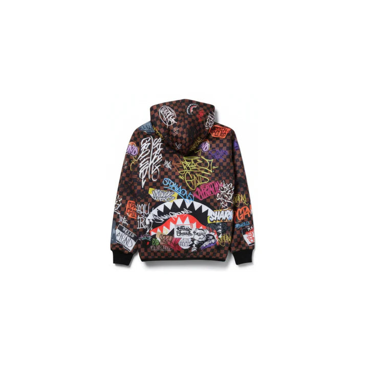 SPRAYGROUND KIDS TAGGED UP DOUBLE TEDDY JACKET J