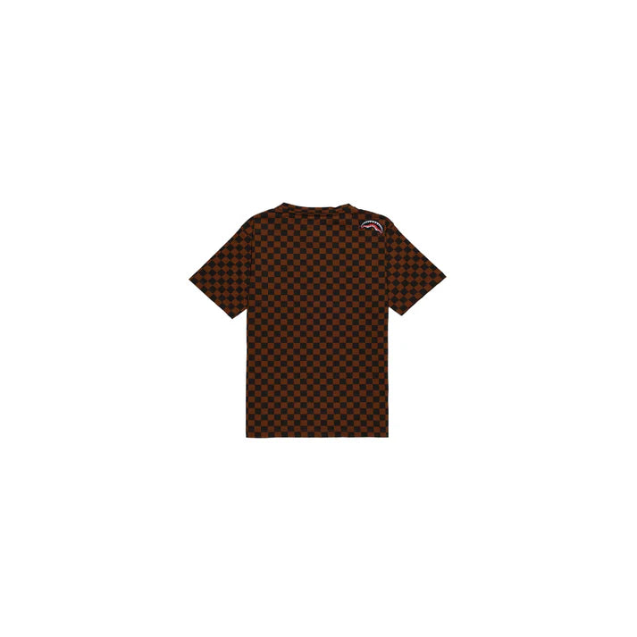 SPRAYGROUND KIDS HIDDEN IN THE CHECKERED REGULAR T-SHIRT