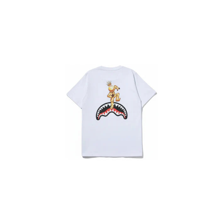 SPRAYGROUND KIDS ASTROMANE JUMP SMOOTH T-SHIRT WHITE J