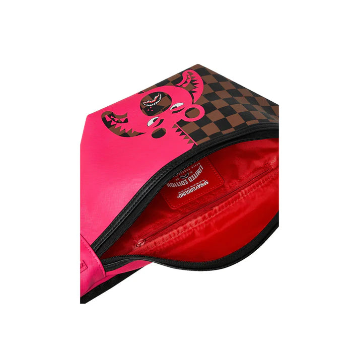 SPRAYGROUND MARSUPIO PINK BEAR SHARK