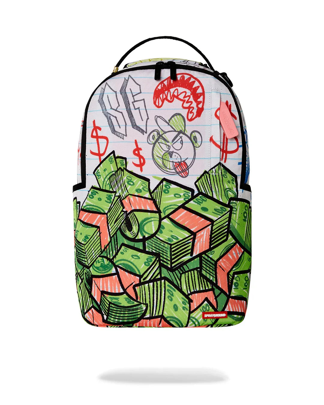 ZAINO SPRAYGROUND SCRIBBLE MONEY DLXR