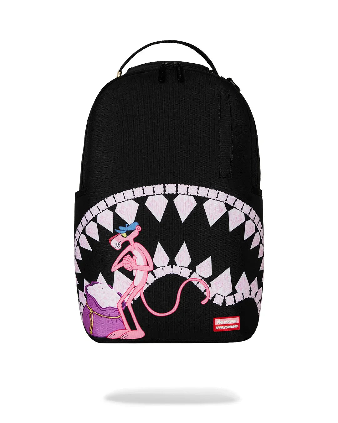 ZAINO SPRAYGROUND PINK PANTHER DIAMOND SHARK DLXR